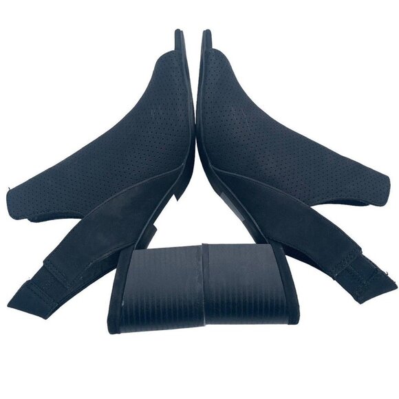 Denver Hayes Womens Black Slingback 3” Heeled Sandal Size 9 - Picture 9 of 9